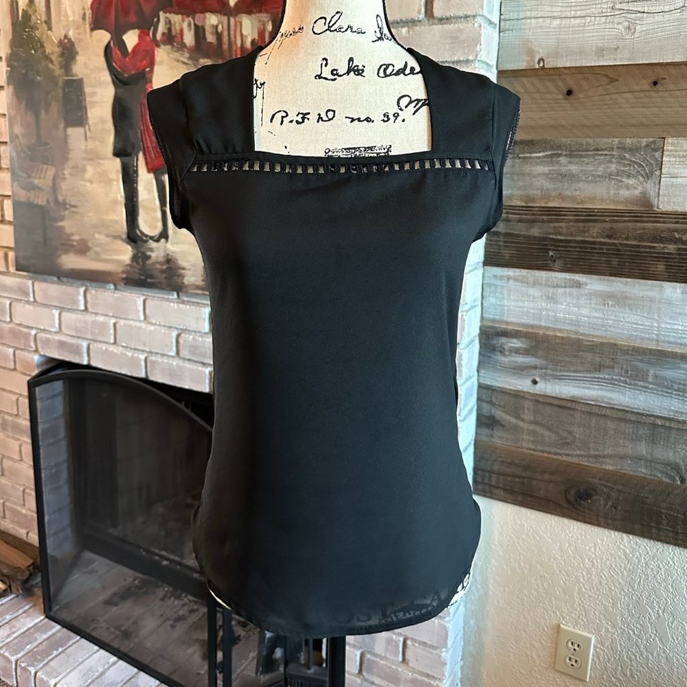 The Limited short sleeve square neck top.  XS